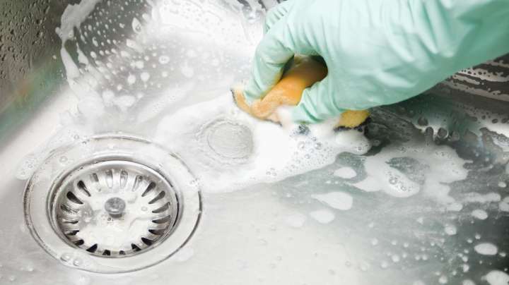 Keep Your Kitchen Sink Sparkling Clean With One Baking Staple