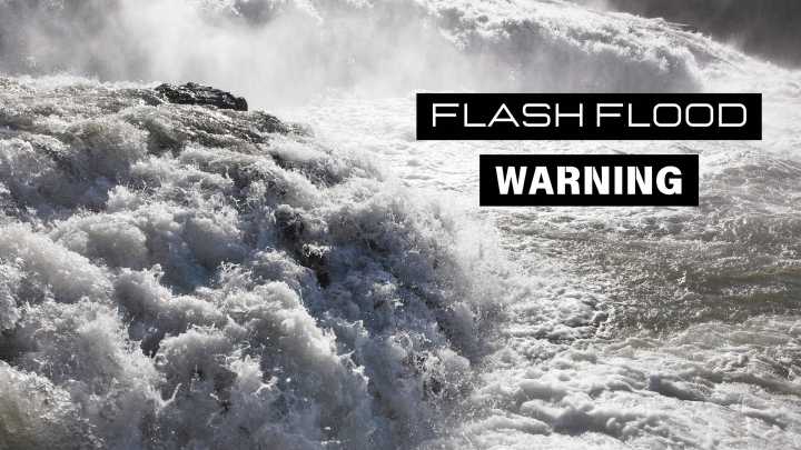 Flash flood warning issued for Alexander Mountain Fire burn scar