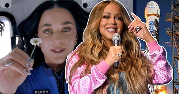 Mariah Carey reacciona a la vez que Katy Perry viajó al espacio hace cuatro meses; “es bastante asombroso”