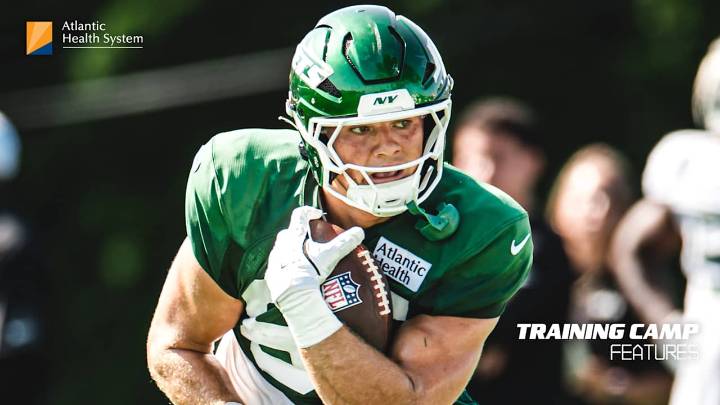 For Jets Rookie TE Mason Taylor, It's About Being 'Where Your Feet Are'