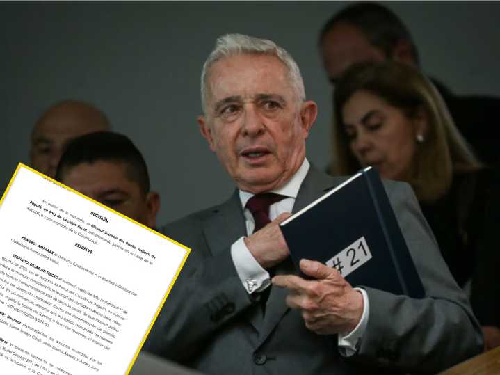 Fallo de tutela ordena libertad inmediata del expresidente Álvaro Uribe Vélez