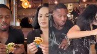 VIDEO: TikTokers’ Lives Flash Before Their Eyes As SUV Crashes Through Restaurant Window While They’re Filming Food Review
