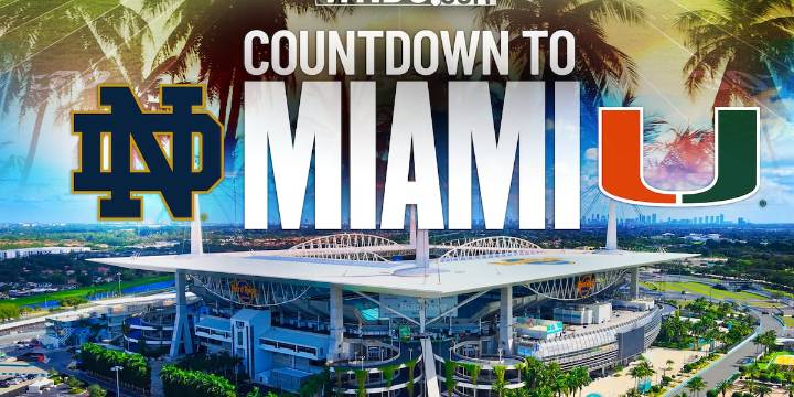 Countdown to Miami: 23 days until Notre Dame opens the 2025 season at Miami