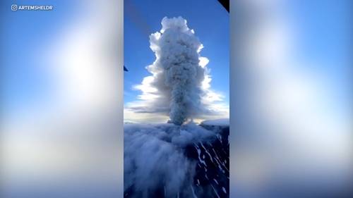 Russia's Krasheninnikov volcano erupts for first time in centuries, days after 8.8