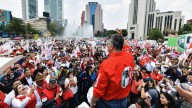 Encabeza ‘Alito’ Moreno marcha en la Ciudad de México tras pelea con Noroña