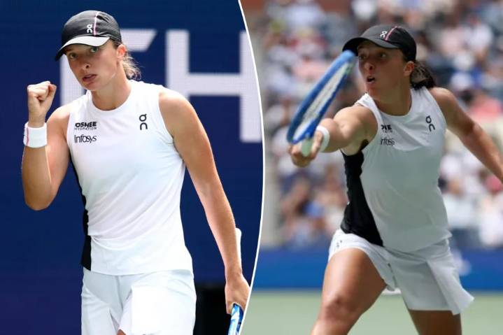 Iga Swiatek faces odd questions during post-match US Open press conference