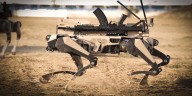 China presenta a «lobos robot» como arma militar