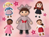 American Girl doll plush for $65 with free overnight shipping from Amazon