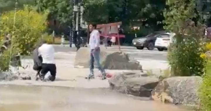 Montreal father assaulted in front of his children leads to outrage from officials
