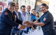 Reconocen labor de 4 bomberas de Meoqui