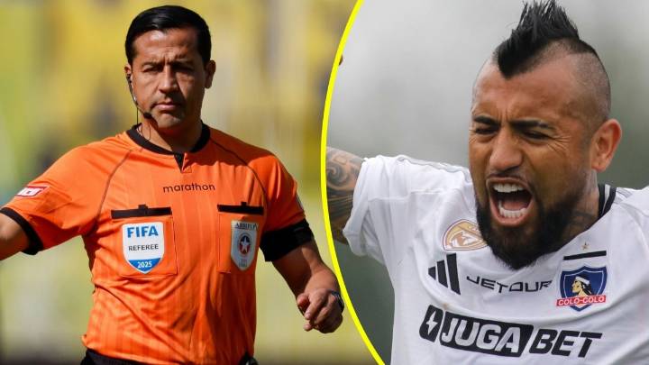 Árbitro Felipe González consigna insultos de Vidal tras empate de Colo Colo: "Nos han cag... todo el año"