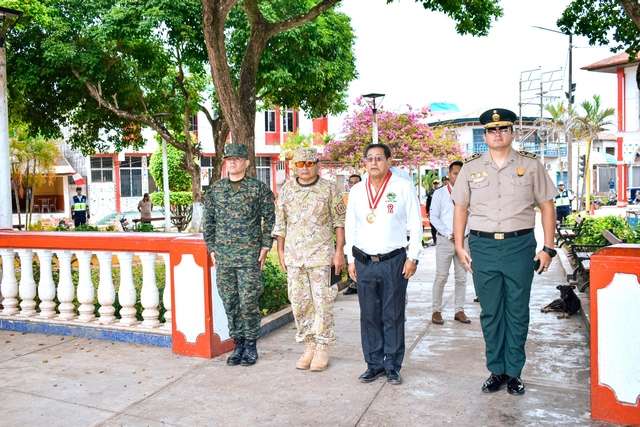 Contamana rinde homenaje al soldado Alfredo Vargas Guerra