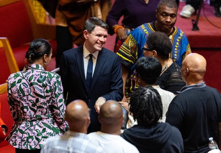 Texas Rep. James Talarico delivers Trinity United Church sermon