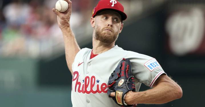 Los Phillies perderán al Zack Wheeler por el resto de la temporada de la MLB