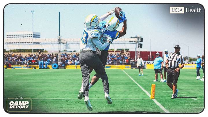 Chargers Camp Report: Rice, Red-Zone Defense Stand Out on Sunday