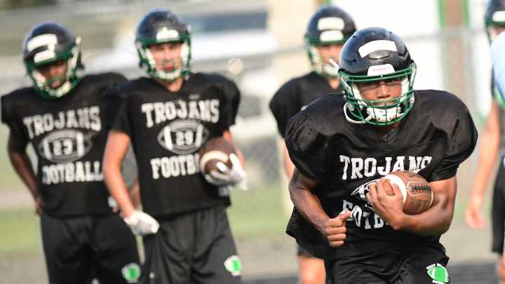 See West Brunswick football's first week of practice