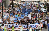 Texas House Democrats join Chicago anti-Trump protest at Millennium Park