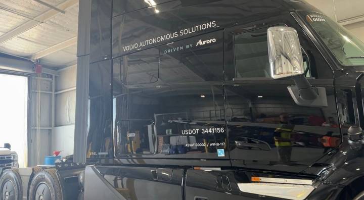 Volvo’s autonomous truck powered by Aurora