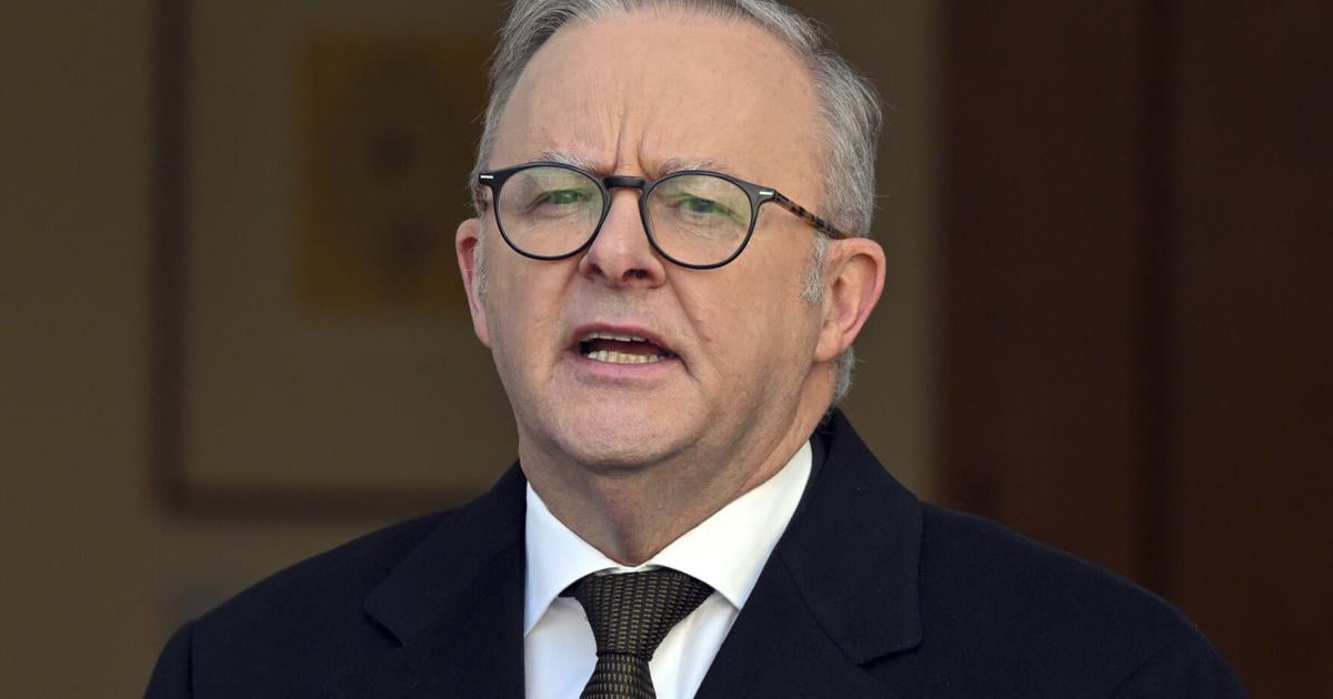 Australia will recognize a Palestinian state, Prime Minister Albanese says
