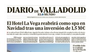 Portada de Diario de Valladolid del 29 de agosto de 2025