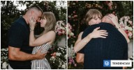 El look de compromiso de Taylor Swift en pesos chilenos: vestido se agotó en todas sus tallas