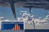 Great Lakes waterspout outbreak sets off nearly 100 twisters