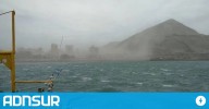 23:00 La ráfaga más fuerte en Comodoro fue de 93km/h durante la noche de este sábado
