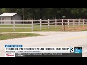 South Carolina student hit by vehicle at bus stop