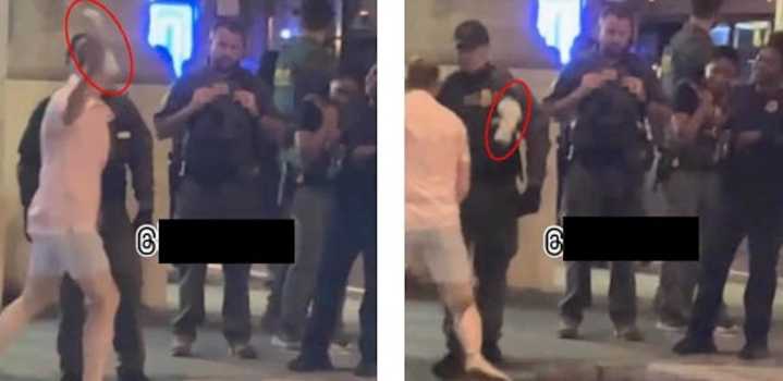 Man throws sandwich at officer in DC