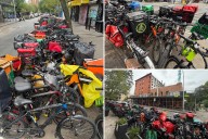 NYC block still an eyesore with 125 e-bikes clogging the street