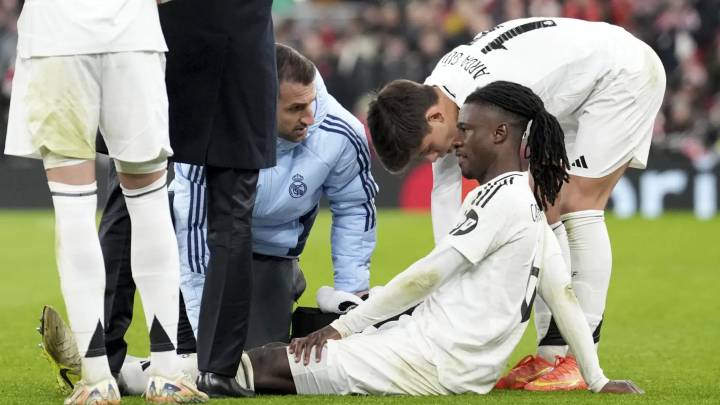 El drama de las lesiones sigue para Eduardo Camavinga: sufre un esguince de tobillo a las puertas del debut del Real Madrid en Liga