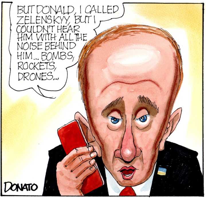 Andy Donato cartoon, August 24, 2025