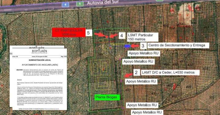 El alcalde de Andújar asegura que la planta de biometano no supondrá un perjuicio para la salud de los vecinos