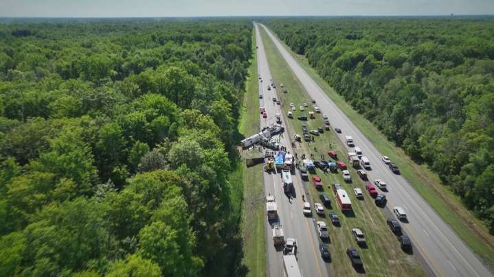NTSB continues to investigate bus crash, looks into state seat belt law