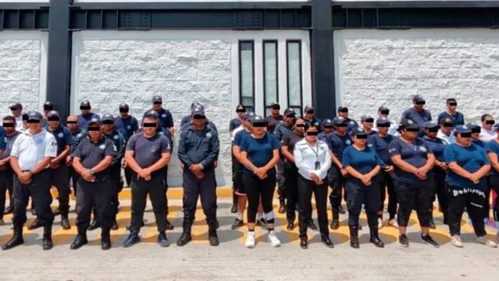 Caen 59 policías de Cintalapa, Chiapas, por vínculos con la delincuencia