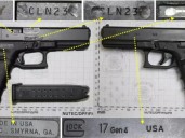 Dos "peluqueras caninas" estadounidenses llegan a Chile con una 9 milímetros, dos cargadores y una pistola Glock