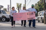 Personal del IMSS protesta por falta de pensiones y seguro