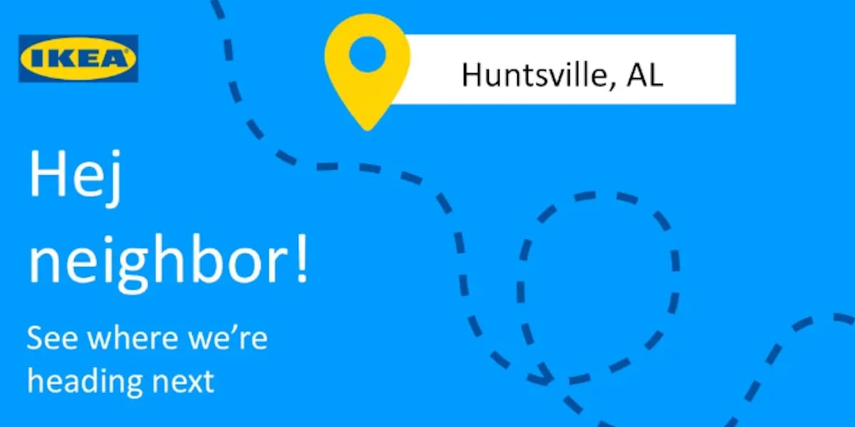 First IKEA store in Alabama set to open in Huntsville, officials announced
