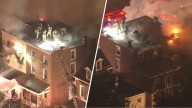 Large fire sends white smoke billowing into the air in Chester