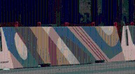 Painted concrete barriers now line part of Sixth Street