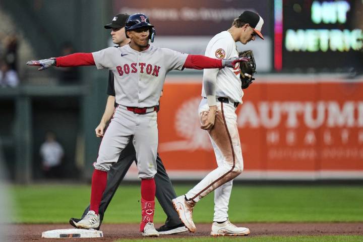 Ceddanne Rafaela hits a 2-run homer in the ninth to rally the Red Sox past the Orioles 3