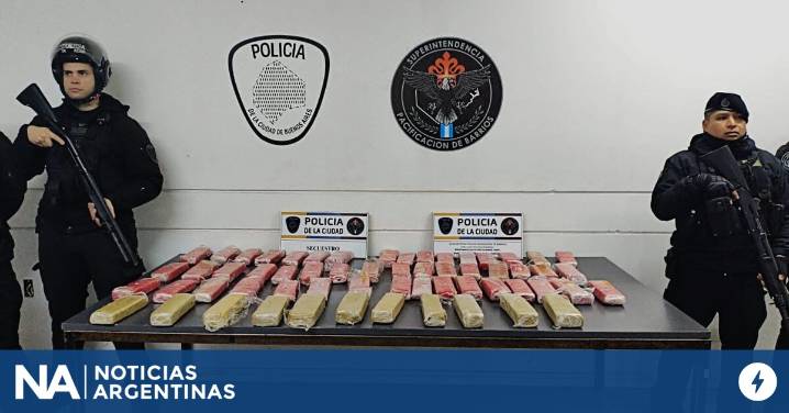 Secuestraron 43 kilos de marihuana y detuvieron a dos personas en Zavaleta