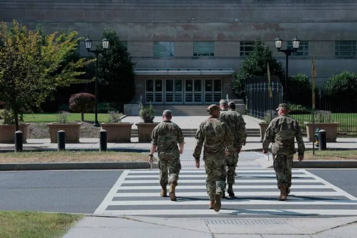 Llega a Washington la Guardia Nacional