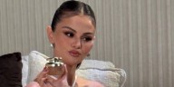 Selena Gomez Celebrates New Perfume in a Shimmering Mother