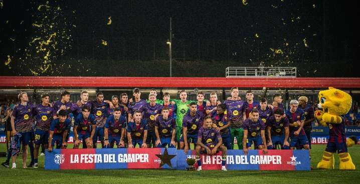 5-0. El Barça se divierte en su presentación
