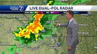 Heavy rain and very isolated large hail