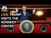 LIVE: President Trump visits the Kennedy Center, expected to announce honorees