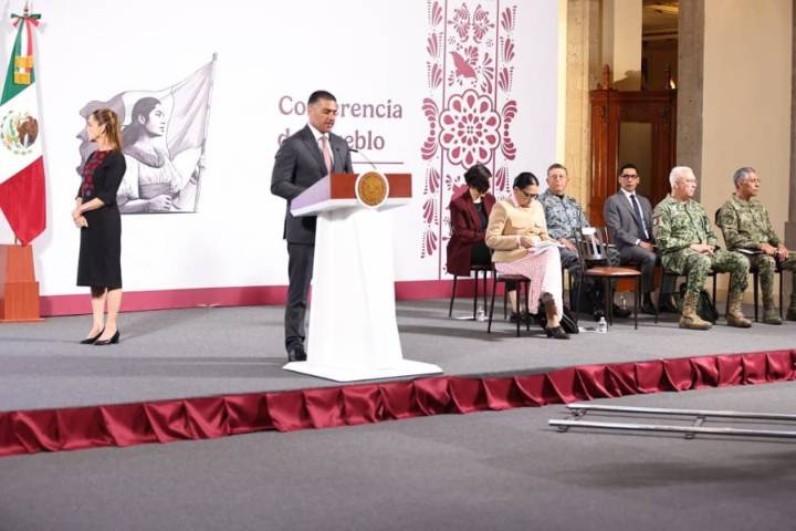 Informe de Seguridad: Omar García Harfuch destaca detenciones, aseguramientos y avances contra la extorsión