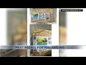 Around 32,000 pounds of meat recalled for mislabeling