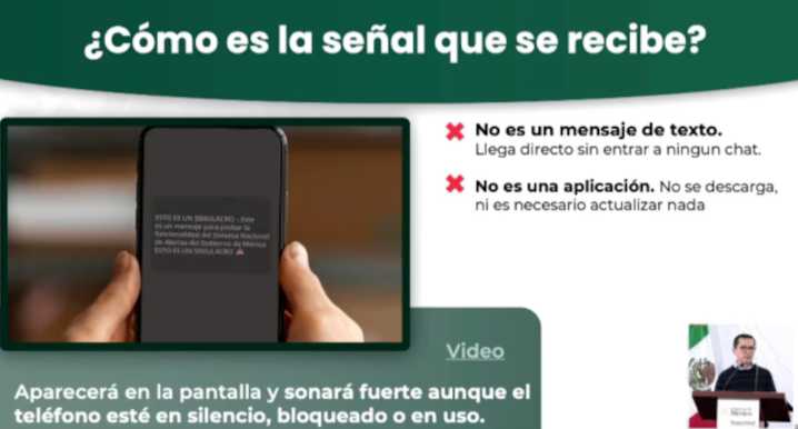 México enviará alerta nacional por celular en el Segundo Simulacro 2025
